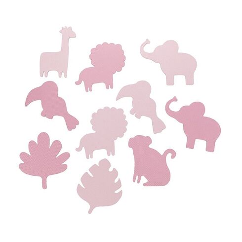 Covoras de joaca Puzzle 150x150 cm, Momi Zawi - Pink, Culoare: Roz - poza 3 - ExclusivMAG.ro