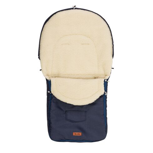 Sac de iarna Sensillo lana Navy 95x40 cm, Culoare: Albastru