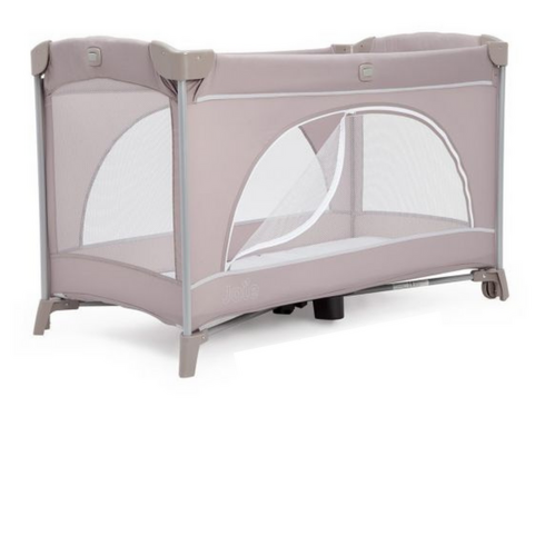 Patut pliant cu 2 niveluri Joie Allura 120 cm- Satellite, Culoare: Roz, Dimensiuni: 120x60,poza 3
