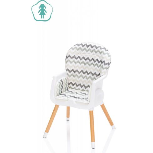 Scaun inalt pentru masa Paul Zick-Zack Fillikid, Culoare: Multicolor,poza 9