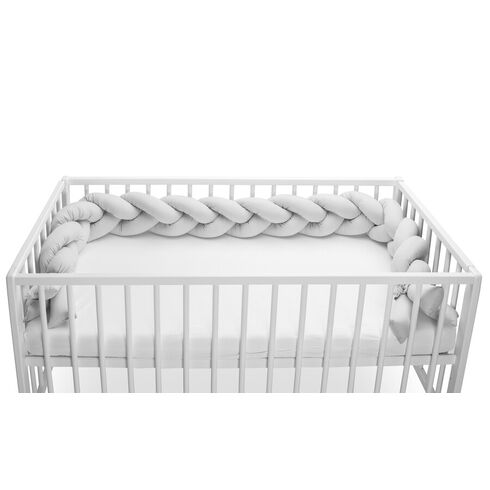 Protectie interioara pentru patut Sensillo 210 cm Gri, Culoare: Gri - poza 6 - ExclusivMAG.ro