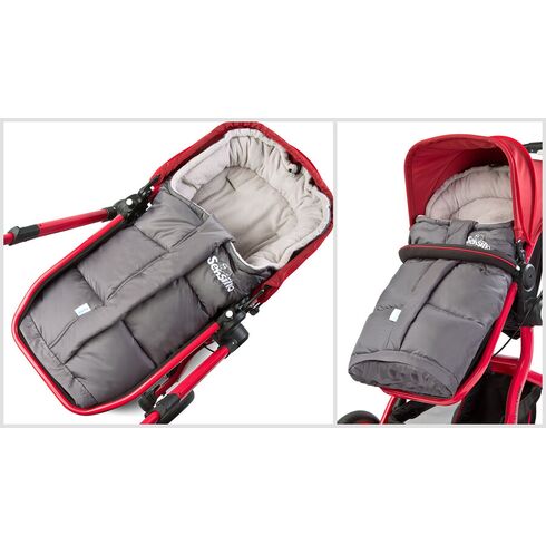 Sac de iarna Sensillo 3 in 1 POLAR Grafit/Gri, Culoare: Gri - poza 2 - ExclusivMAG.ro