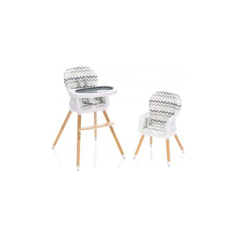 Scaun inalt pentru masa Paul Zick-Zack Fillikid, Culoare: Multicolor