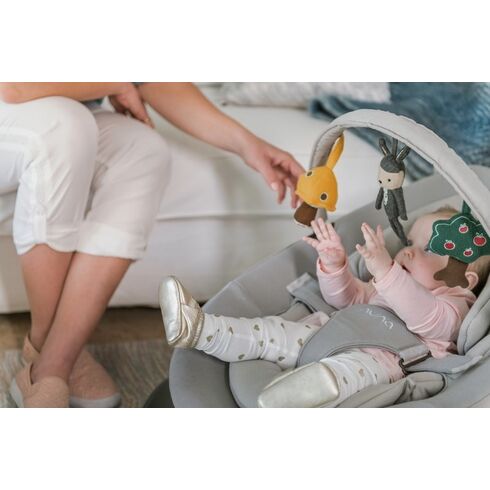 Sezlong Nuna Leaf Grow Ink, Culoare: Gri/Negru,poza 8