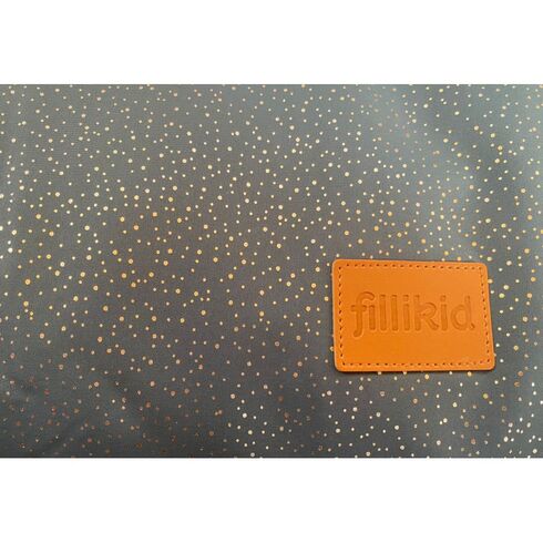 Sac de iarna cu guler blanita detasabil, pentru carucior, galaxy grey, 100x50 cm, Fillikid, Culoare: Gri deschis - poza 3 - ExclusivMAG.ro