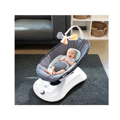 Leagan electric 4Moms RockaRoo Dark Grey Mesh, Culoare: Gri/Negru,poza 4