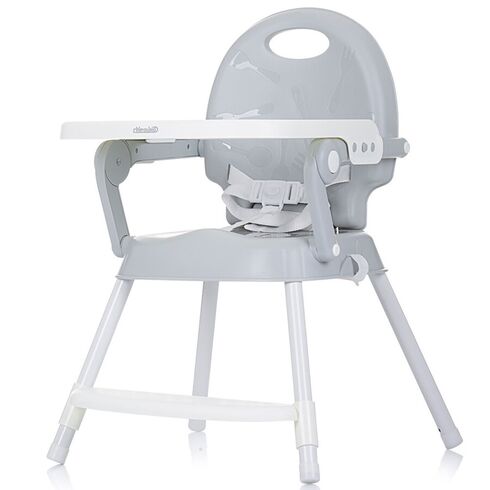 Scaun de masa Chipolino Bonbon 3 in 1 glacier, Culoare: Gri,poza 5