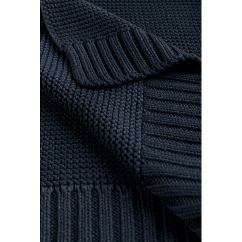 Paturica de bumbac si bambus Sensillo 100x80 cm Granat, Culoare: Albastru,poza 2