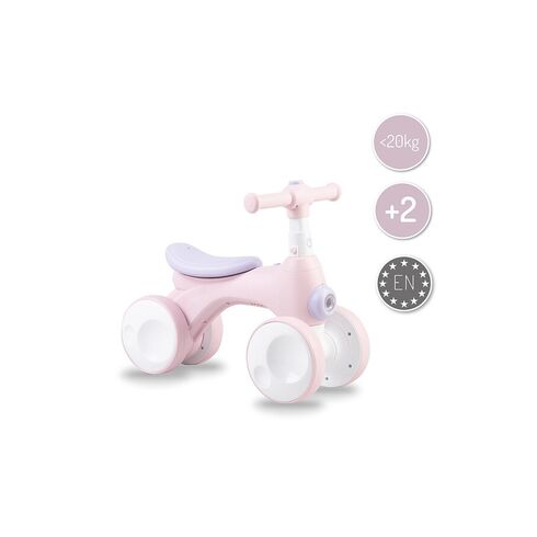 Bicicleta cu lumini, sunet si difuzor de balonase, Momi Tobis - Pink, Culoare: Roz,poza 6