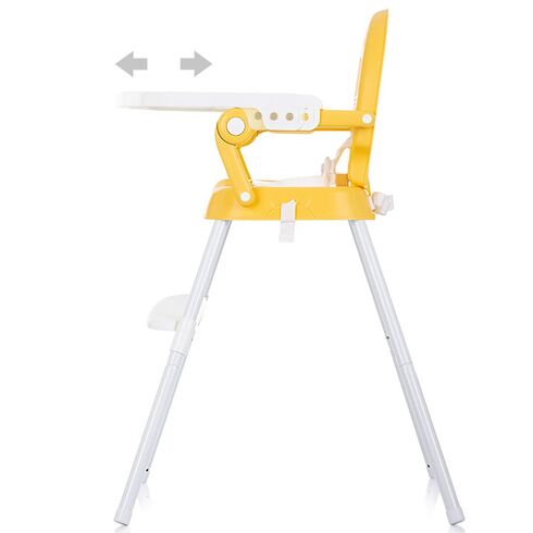 Scaun de masa Chipolino Bonbon 3 in 1 mango, Culoare: Galben,poza 4