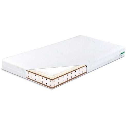 Saltea Sensillo MEMORY TERMO Cocos-Spuma-Cocos cu Aloe Vera 120x60x12 cm,poza 3