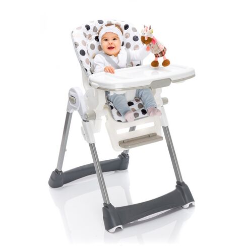 Scaun inalt pentru masa Aron Grey Fillikid, Culoare: Gri