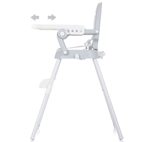 Scaun de masa Chipolino Bonbon 3 in 1 glacier, Culoare: Gri,poza 4