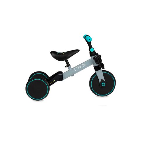 Tricicleta 4in1, Momi Loris, Grey, Culoare: Turcoaz,poza 2