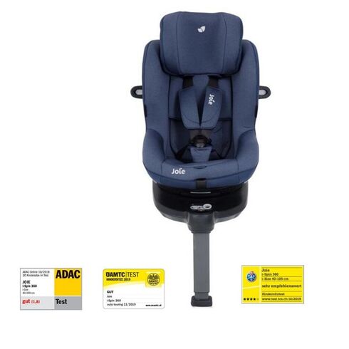Scaun auto Joie I-Spin 360° Deep Sea, nastere - 105 cm, testat ADAC, Culoare: Albastru, Grupa: 0-18kg (0 luni - 4 ani),poza 4