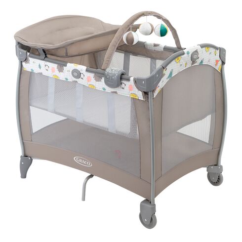 Patut Graco Contour Electra Bear Tales, Culoare: Bej