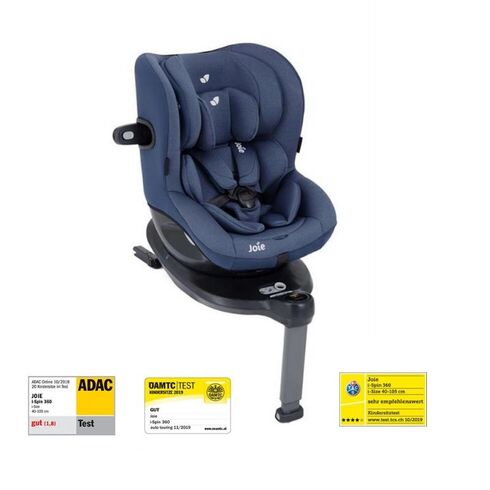 Scaun auto Joie I-Spin 360° Deep Sea, nastere - 105 cm, testat ADAC, Culoare: Albastru, Grupa: 0-18kg (0 luni - 4 ani),poza 5