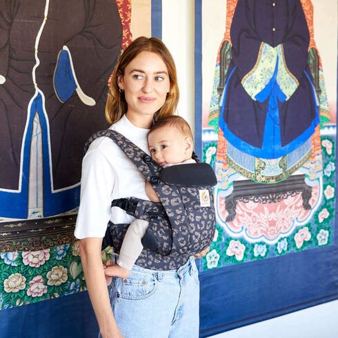 Marsupiu Ergobaby Omni Dream Black Leopard, Culoare: Multicolor,poza 2