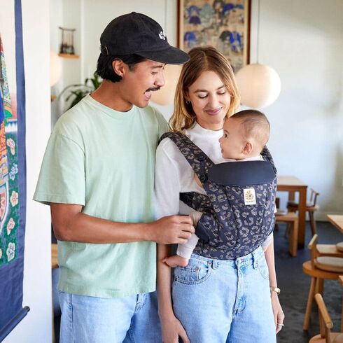 Marsupiu Ergobaby Omni Dream Black Leopard, Culoare: Multicolor,poza 3