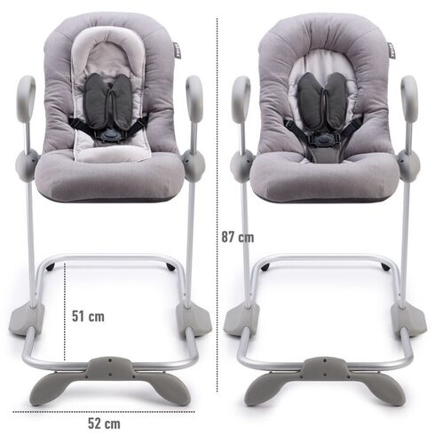 Balansoar Beaba Up&Down III Heather Grey, Culoare: Gri,poza 3