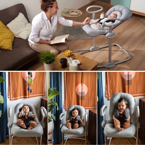 Balansoar Beaba Up&Down III Heather Grey, Culoare: Gri,poza 8