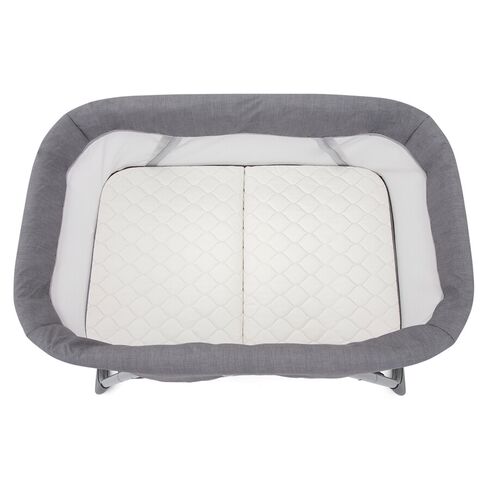 Patut Graco Side by Side 2 in 1 Pearl, Culoare: Gri,poza 4
