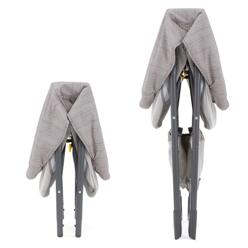 Patut Graco Side by Side 2 in 1 Fossil, Culoare: Gri deschis,poza 6