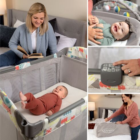 Patut Graco Contour Electra Bear Tales, Culoare: Bej,poza 9