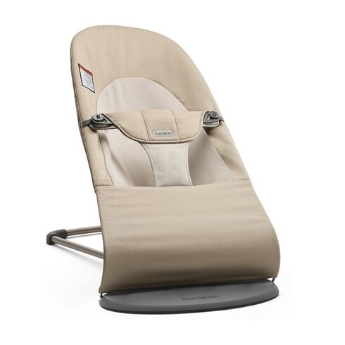 Balansoar Balance BabyBjorn Soft Khaki/Beige, Bumbac, Culoare: Crem