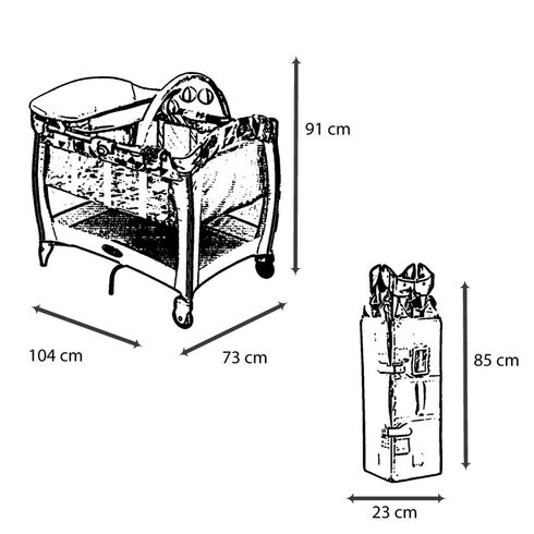Patut Graco Contour Electra Suits Me, Culoare: Gri,poza 9