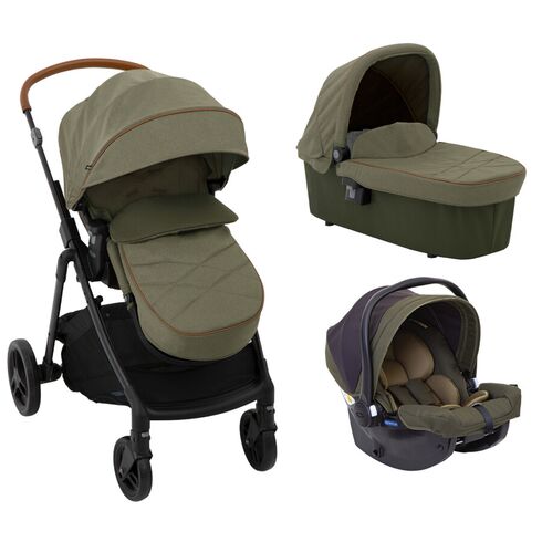 Carucior Graco Near2Me Khaki sistem 3in1, Culoare: Verde