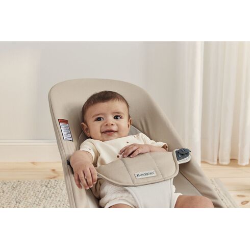 Balansoar Balance BabyBjorn Soft Khaki/Beige, Bumbac, Culoare: Crem,poza 4