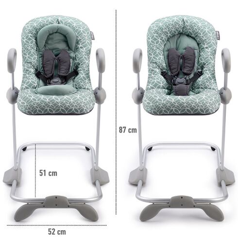 Balansoar Beaba Up&Down III Leaves, Culoare: Turquoise,poza 4