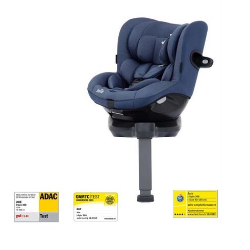 Scaun auto Joie I-Spin 360° Deep Sea, nastere - 105 cm, testat ADAC, Culoare: Albastru, Grupa: 0-18kg (0 luni - 4 ani),poza 6