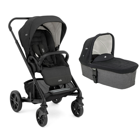 Carucior pentru copii multifunctional 3 in 1 Joie Chrome/ i-Gemm Shale, Culoare: Gri/Negru - poza 2 - ExclusivMAG.ro