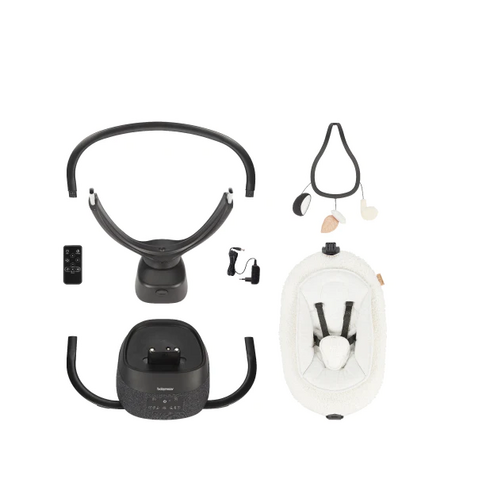 Leagan Swoon Motion Evolution Curl White Babymoov, Culoare: Alb/Negru,poza 4