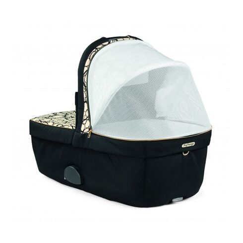 Carucior 3 in 1 Peg Perego Veloce, SLK, 0 - 22 kg, Graphic Gold, Negru / Bej, Culoare: Negru,poza 7
