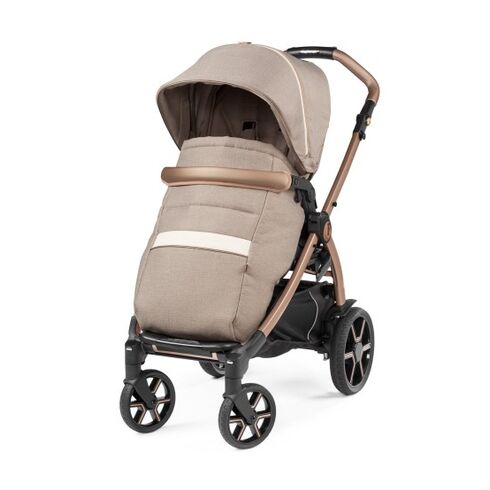 Carucior 3 in 1 Peg Perego Book, SLK, 0 - 22 kg, Mon Amour, Bej / Roz, Culoare: Crem,poza 3  - ExclusivMAG.ro Carucior 3 in 1 Peg Perego Book, SLK, 0 - 22 kg, Mon Amour, Bej / Roz, Culoare: Crem,poza 3
