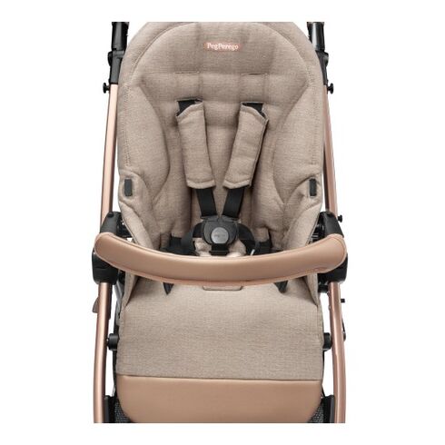 Carucior 3 in 1 Peg Perego Book, SLK, 0 - 22 kg, Mon Amour, Bej / Roz, Culoare: Crem,poza 5  - ExclusivMAG.ro Carucior 3 in 1 Peg Perego Book, SLK, 0 - 22 kg, Mon Amour, Bej / Roz, Culoare: Crem,poza 5