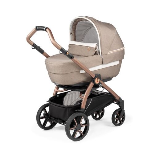 Carucior 3 in 1 Peg Perego Book, SLK, 0 - 22 kg, Mon Amour, Bej / Roz, Culoare: Crem,poza 2  - ExclusivMAG.ro Carucior 3 in 1 Peg Perego Book, SLK, 0 - 22 kg, Mon Amour, Bej / Roz, Culoare: Crem,poza 2