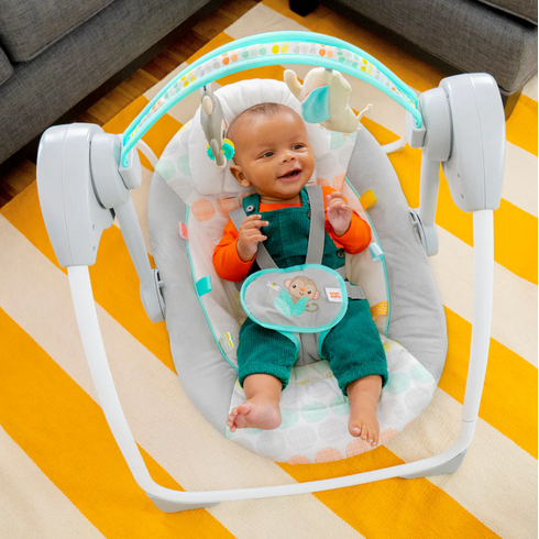 Leagan portabil Whimsical Wild Bright Starts,poza 3