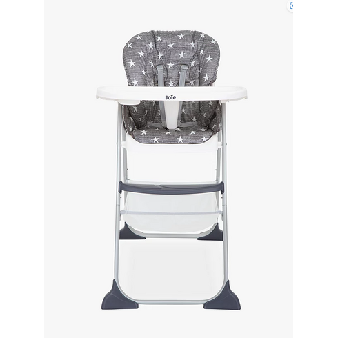 Scaun de masa Mimzy Snacker Twinkle Linen Joie, Culoare: Alb/Gri,poza 3