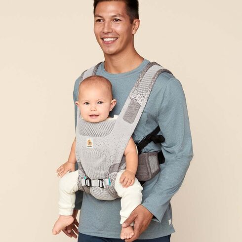 Marsupiu Ergobaby Aerloom Slate Grey, Culoare: Crem - poza 3 - ExclusivMAG.ro