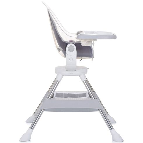 Scaun de masa cu sezut rotativ Chipolino Vision glacier, Culoare: Gri,poza 6