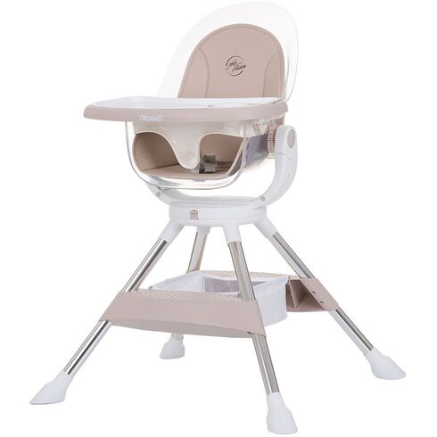 Scaun de masa cu sezut rotativ Chipolino Vision sand, Culoare: Crem
