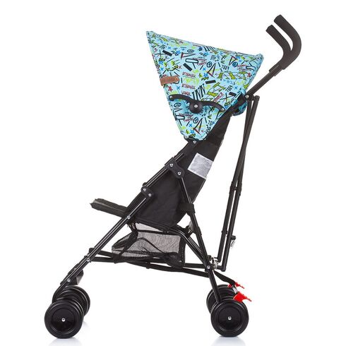 Carucior sport Chipolino Amaya blue graffiti, Culoare: Blue - poza 3 - ExclusivMAG.ro
