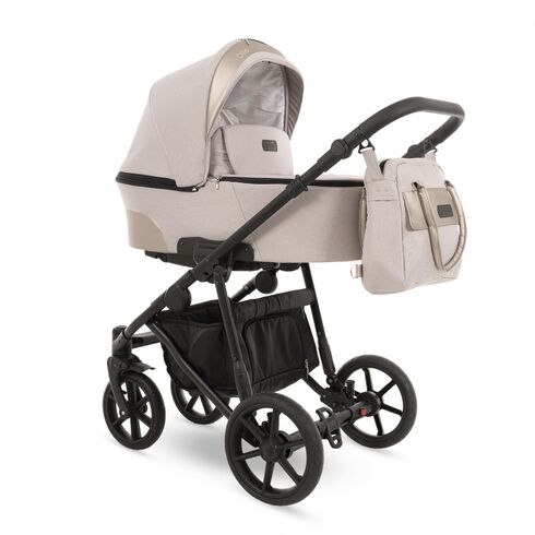 Carucior 3 in 1 Camarelo OLLIO 03, Culoare: Crem