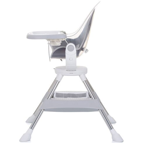 Scaun de masa cu sezut rotativ Chipolino Vision glacier, Culoare: Gri,poza 4