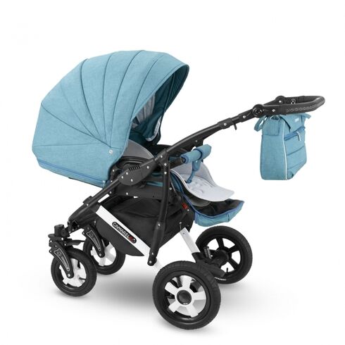 Carucior 3 in 1 Camarelo SEVILLA 09, Culoare: Blue,poza 2