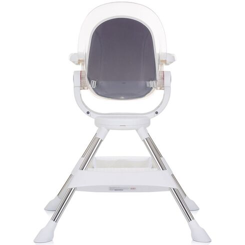 Scaun de masa cu sezut rotativ Chipolino Vision ivory, Culoare: Alb/Gri,poza 5